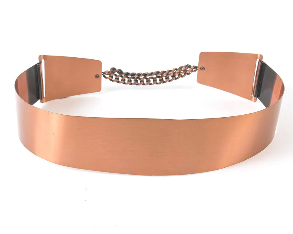 1950s Copper Chain Cinch Belt | small/medium