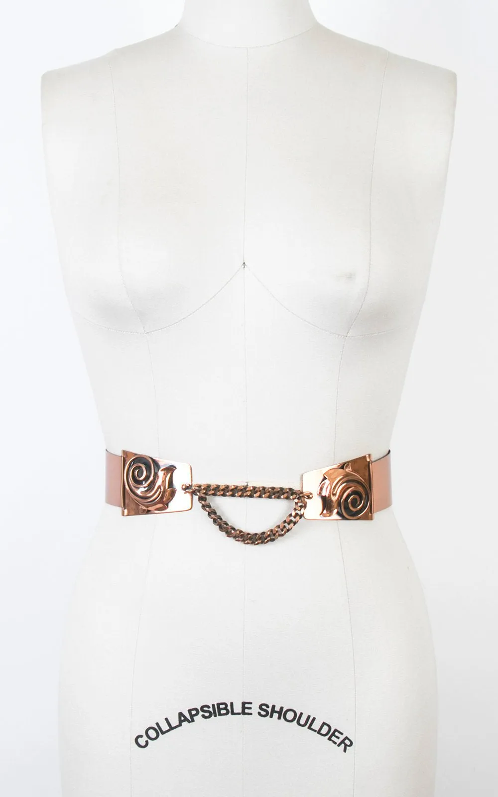 1950s Copper Chain Cinch Belt | small/medium