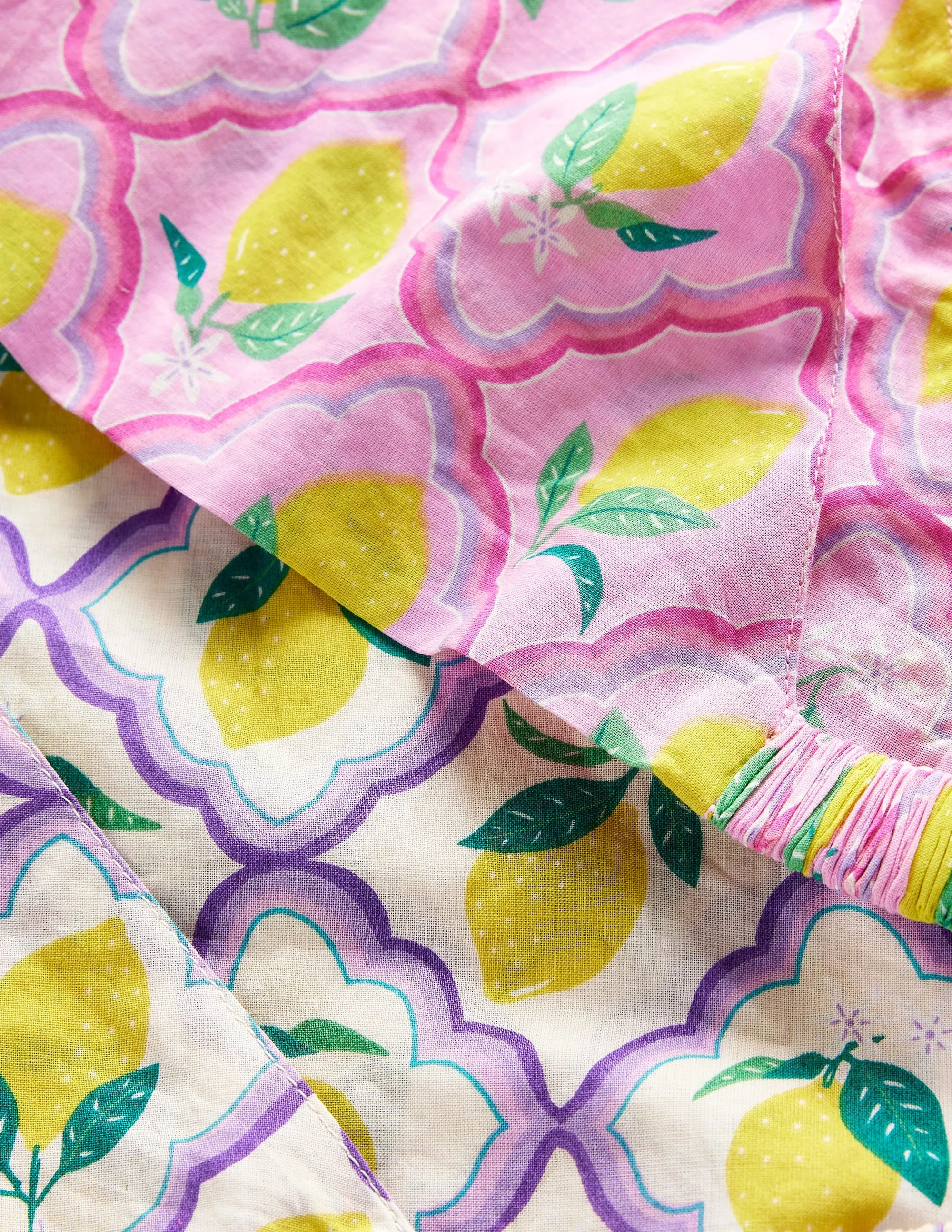 2 Pack Headscarves-Pink Lemon Grove