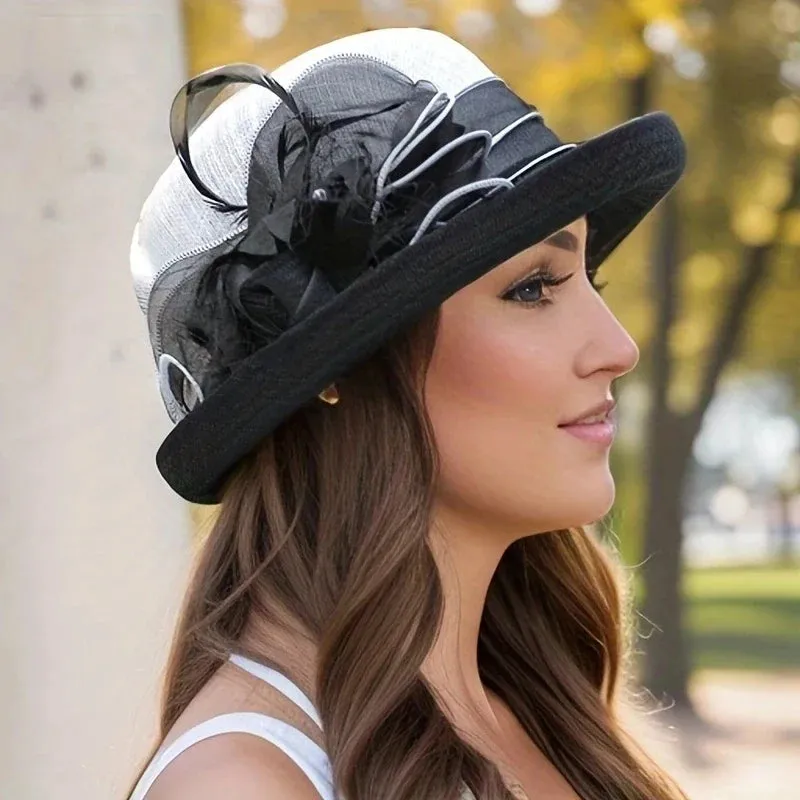 2024 British Casual Top Hat Women's Sun Protection Hat