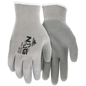 9688S MCR Safety Flex Tuff Gloves, Small, Cotton Polyester Blend, Gray