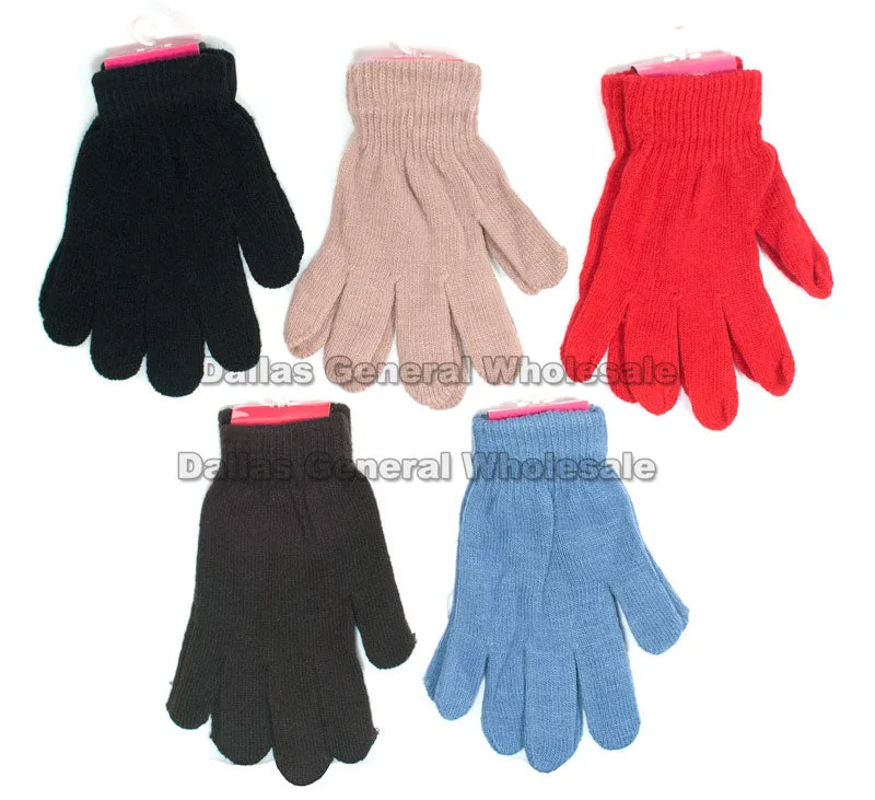 Adults Winter Knitted Gloves Wholesale