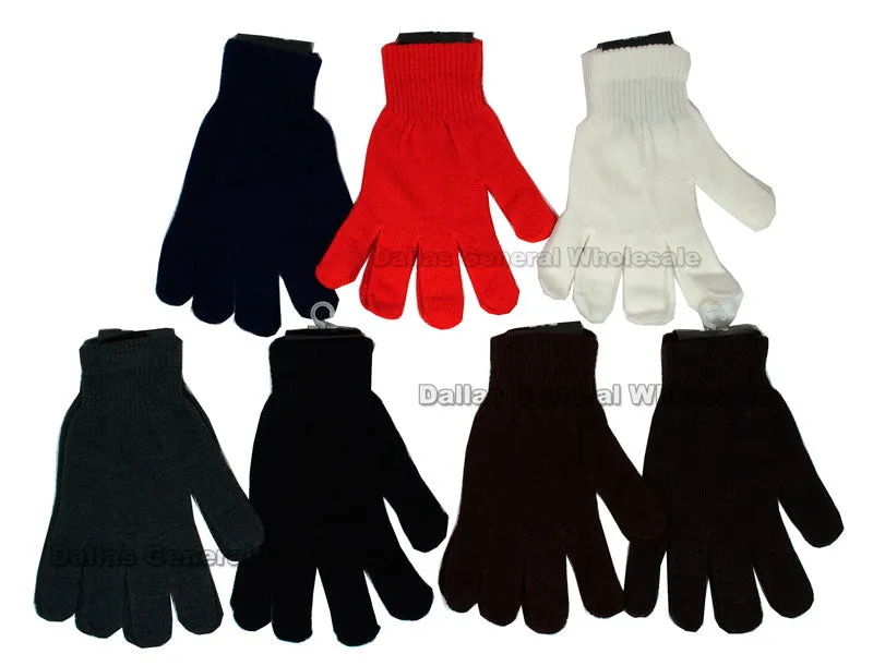 Adults Winter Knitted Gloves Wholesale