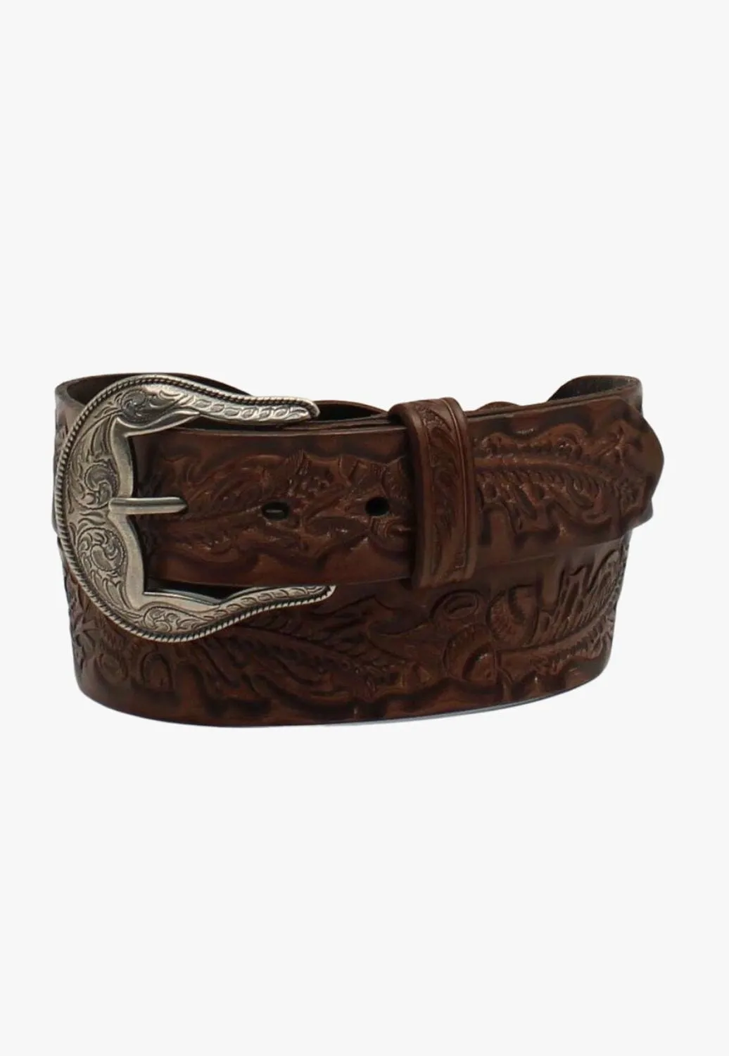 Angel Ranch Womens Braided Acorn Belt