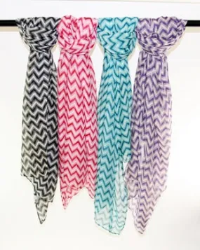 Assorted Zig-Zag Scarves