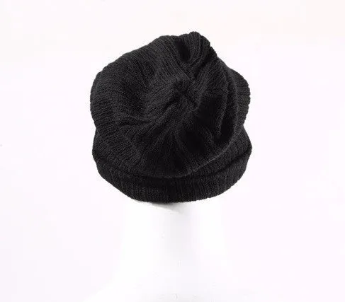 Autumn and Winter Casual Unisex Solid Color Warm Hat