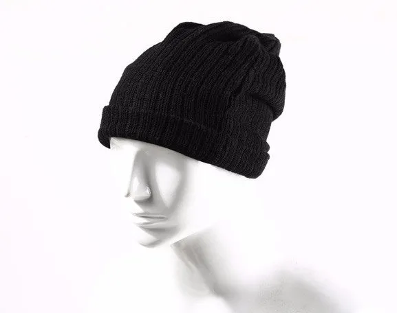 Autumn and Winter Casual Unisex Solid Color Warm Hat