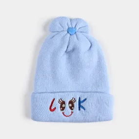 Baby Winter Cap/Hat Look Embroidered | 6M 