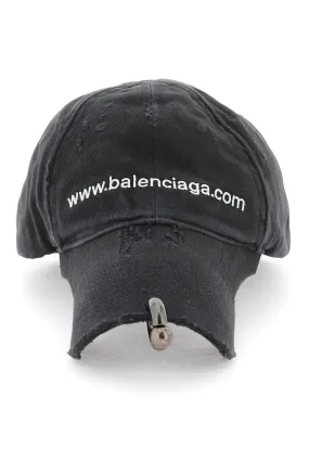 Balenciaga front piercing bal.com baseball cap