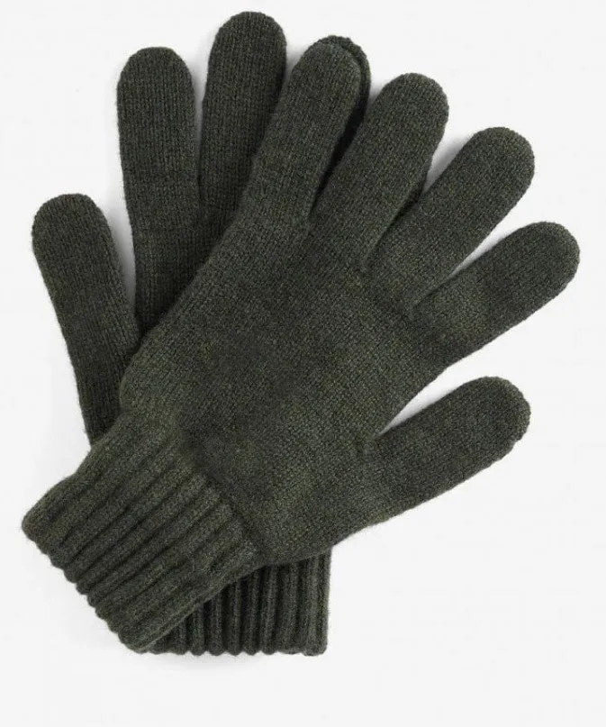 Barbour -  Lambswool Gloves, Olive