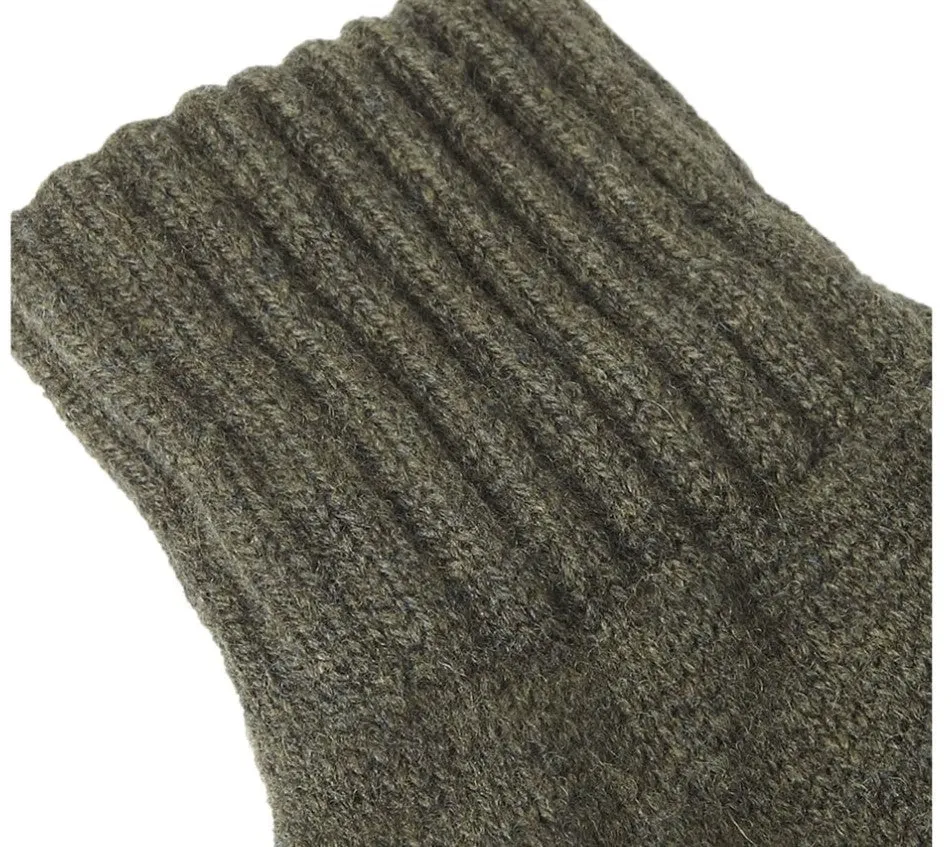 Barbour -  Lambswool Gloves, Olive