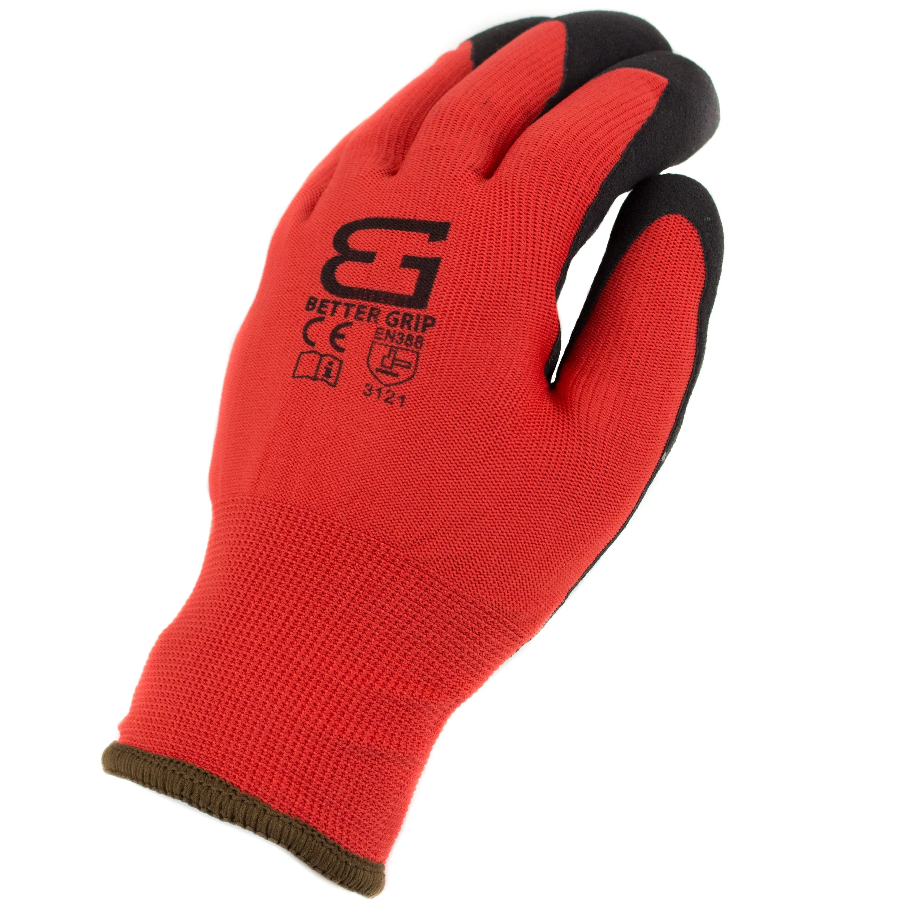 Better Grip® Double Lining Rubber Coated Gloves - BGWANS-RD