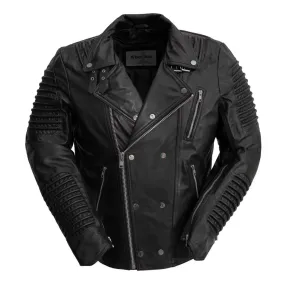 Black Leather "Brooklyn" Jacket