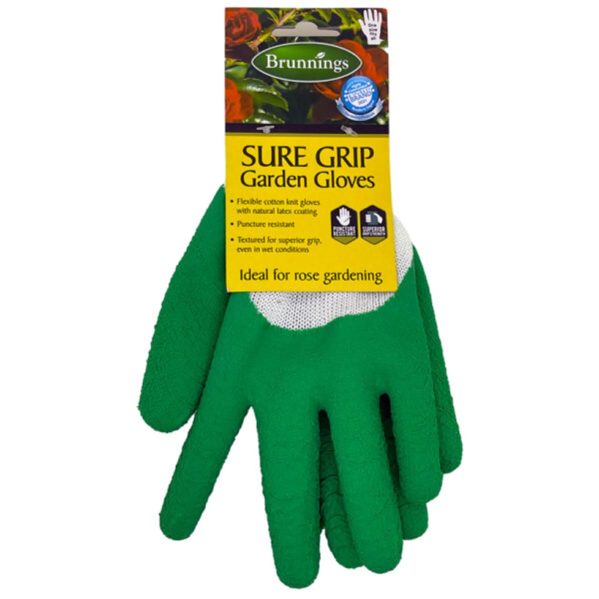 Brunnings Sure Grip Garden Gloves