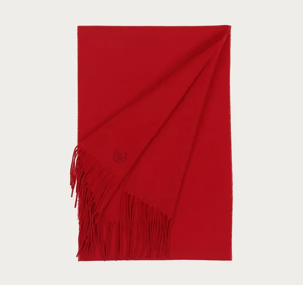 Bugatti Cashmink Scarf - Made in Germany | Red