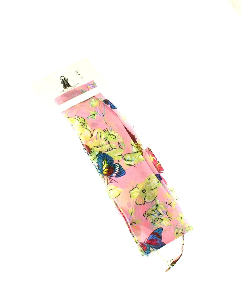 Butterfly Print on Pink Sash (3 in 1)