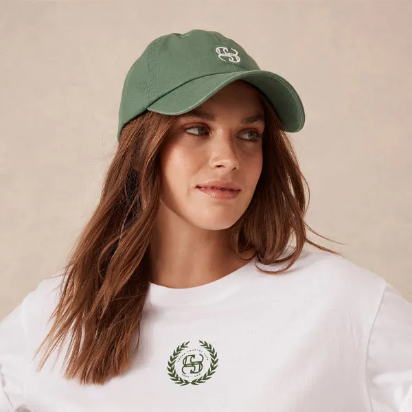 Ceres Monogram Cap - Heritage Green