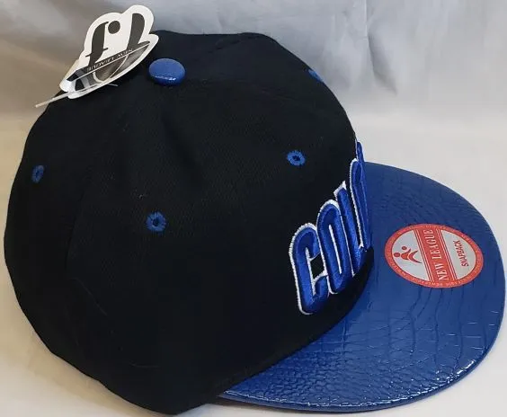 Colombia -- Snapback Baseball Cap -- Black/Royal Blue