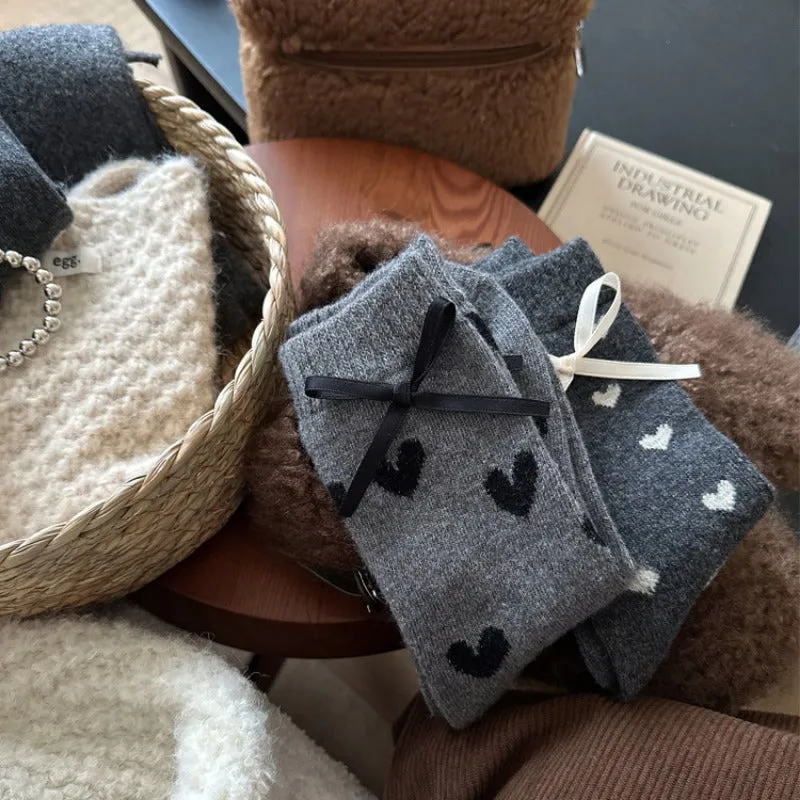 Cozy Heart Warm Woolen Socks