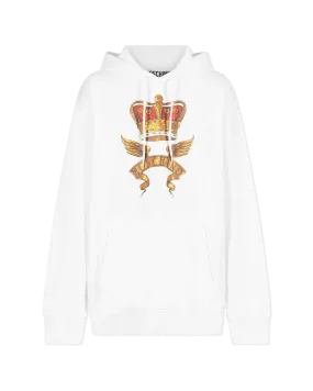 Crown Printed Archive Scarves Hoodie