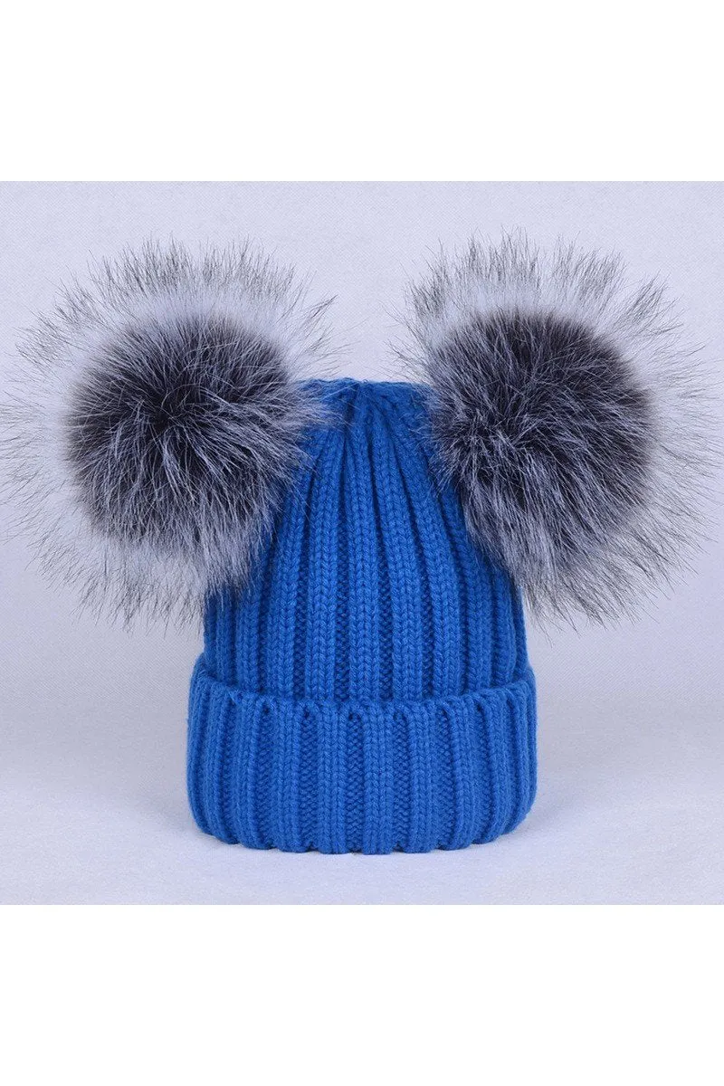 CUTE WINTER BEANIE HATS FOR WOMEN GIRLS WARM KNIT