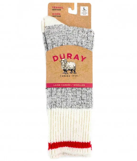 Duray Classic Socks Red/Grey