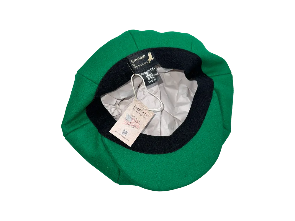 Emstate Men's Green Apple Hat 100% Wool Made In USA