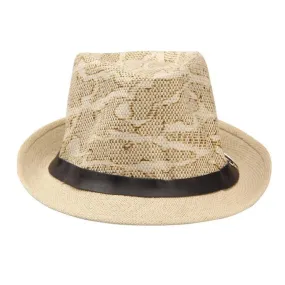 Fabseasons Beige Casual Fedora Hats