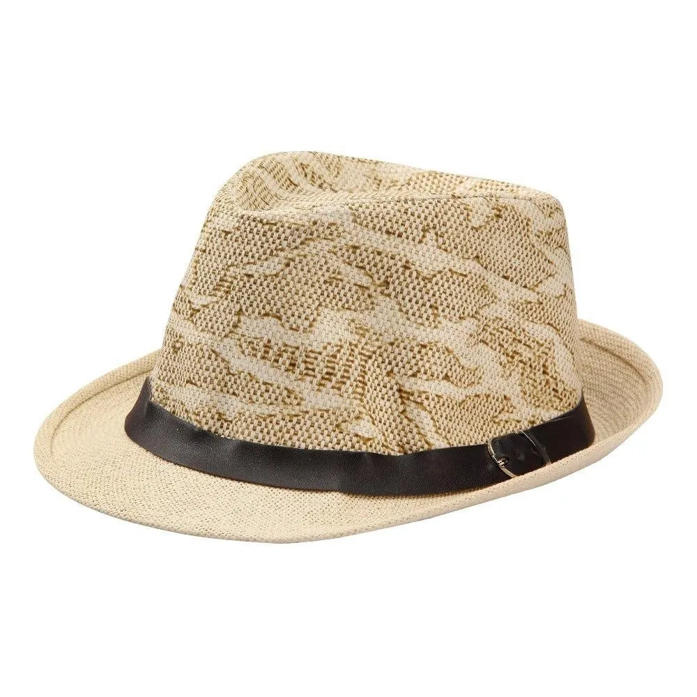 Fabseasons Beige Casual Fedora Hats