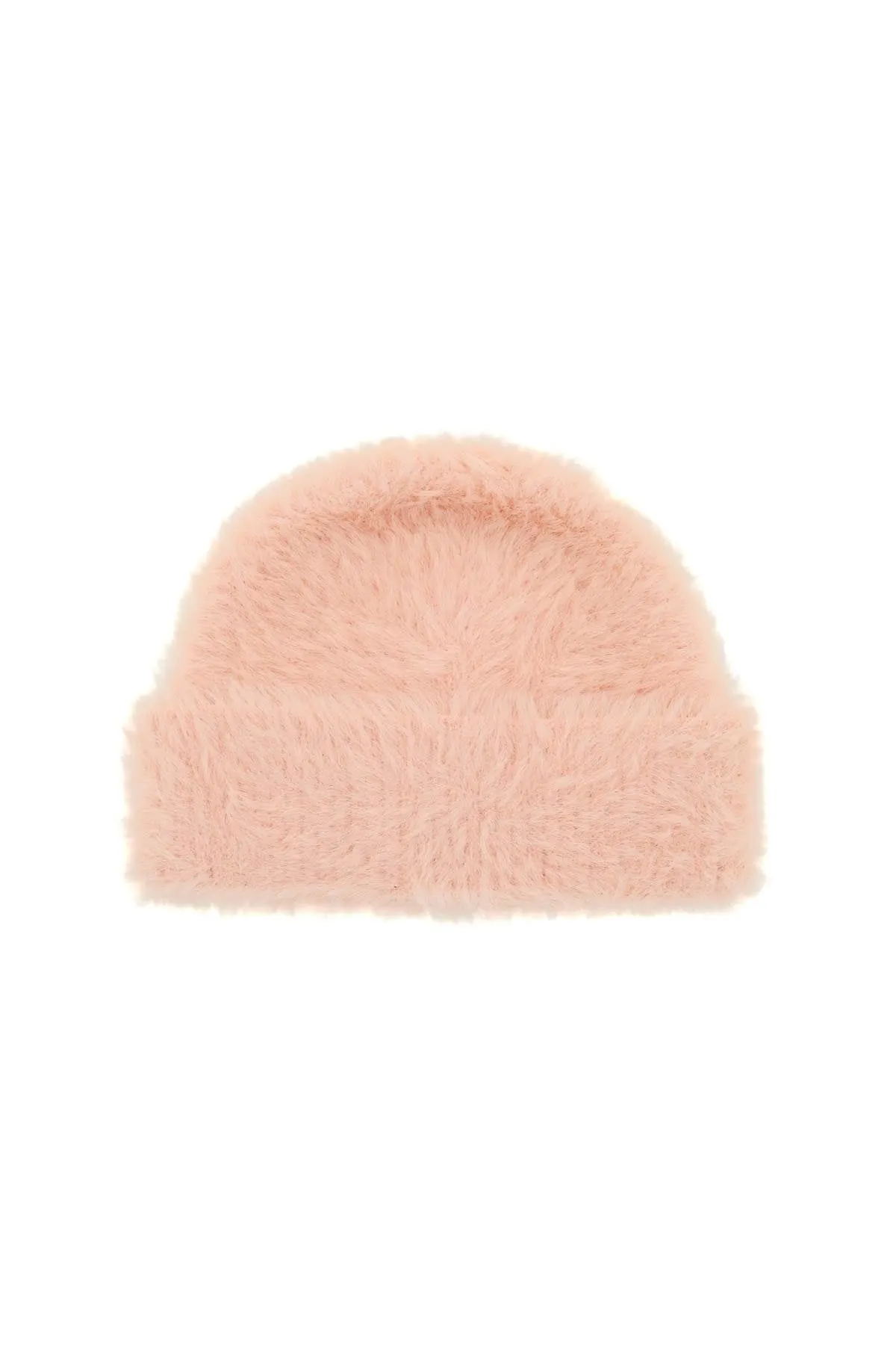 faux fur beanie