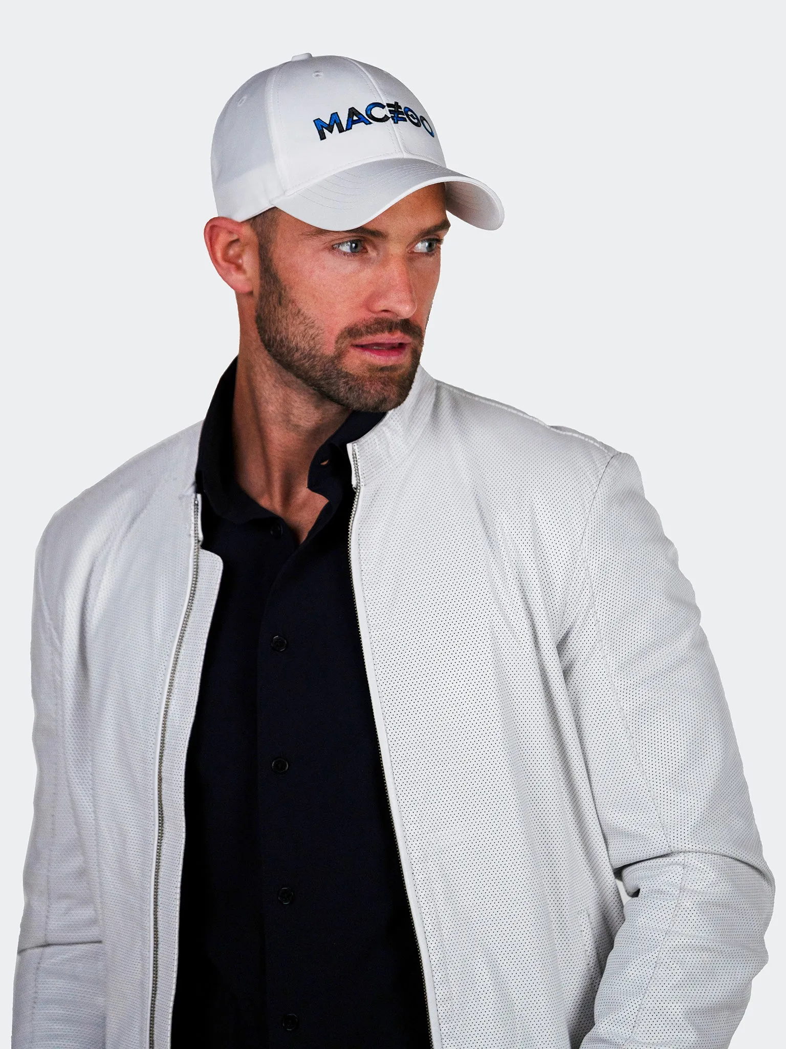 Hat Logo White