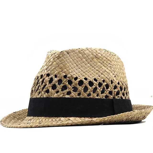 Hollow Out Straw Fedora Hats