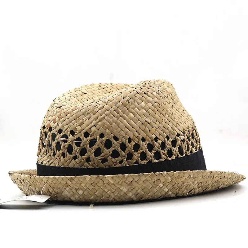 Hollow Out Straw Fedora Hats