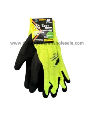 Insulated Latex Winter Work Gloves Wholesale