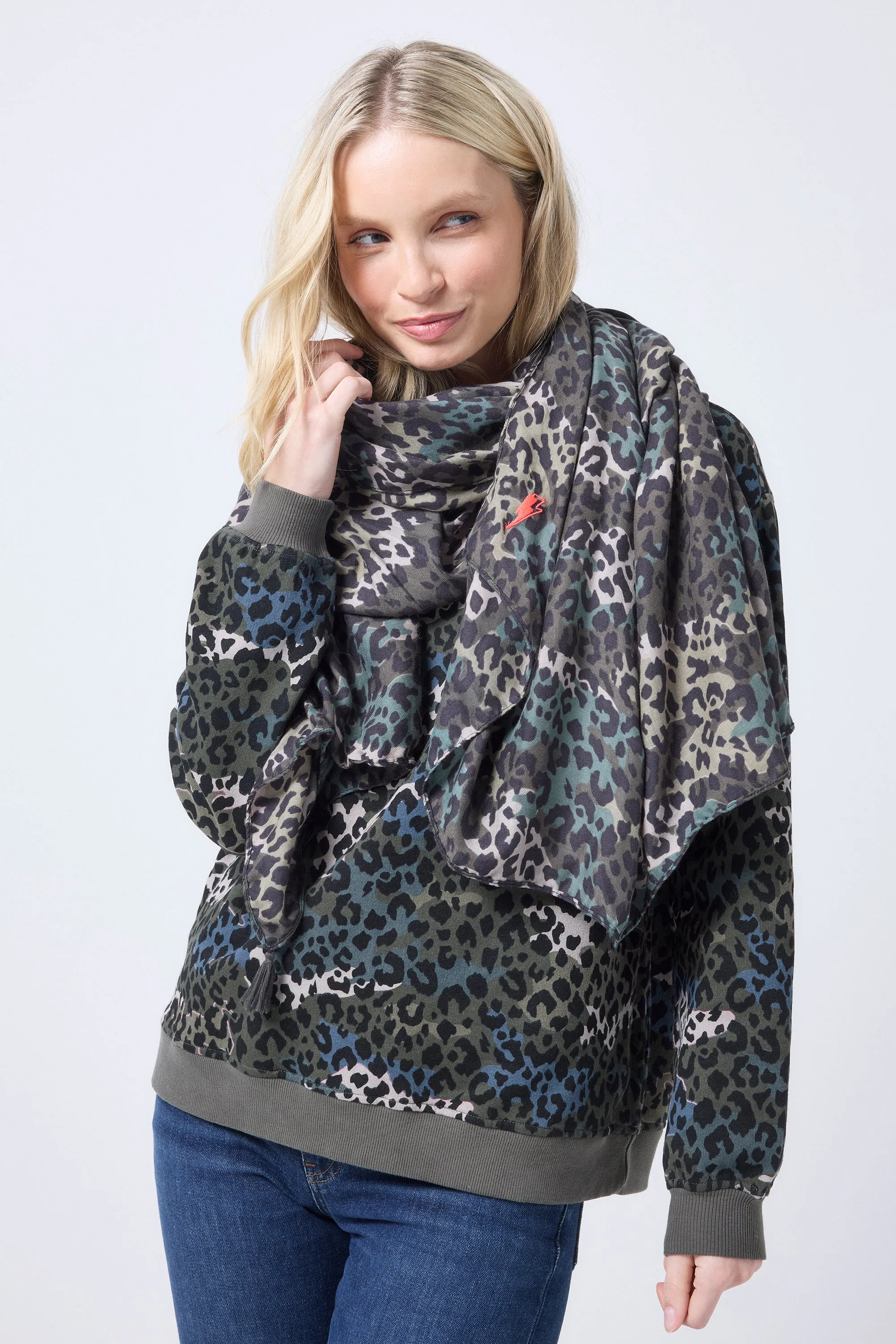 Khaki Wild Camo Charity Super Scarf