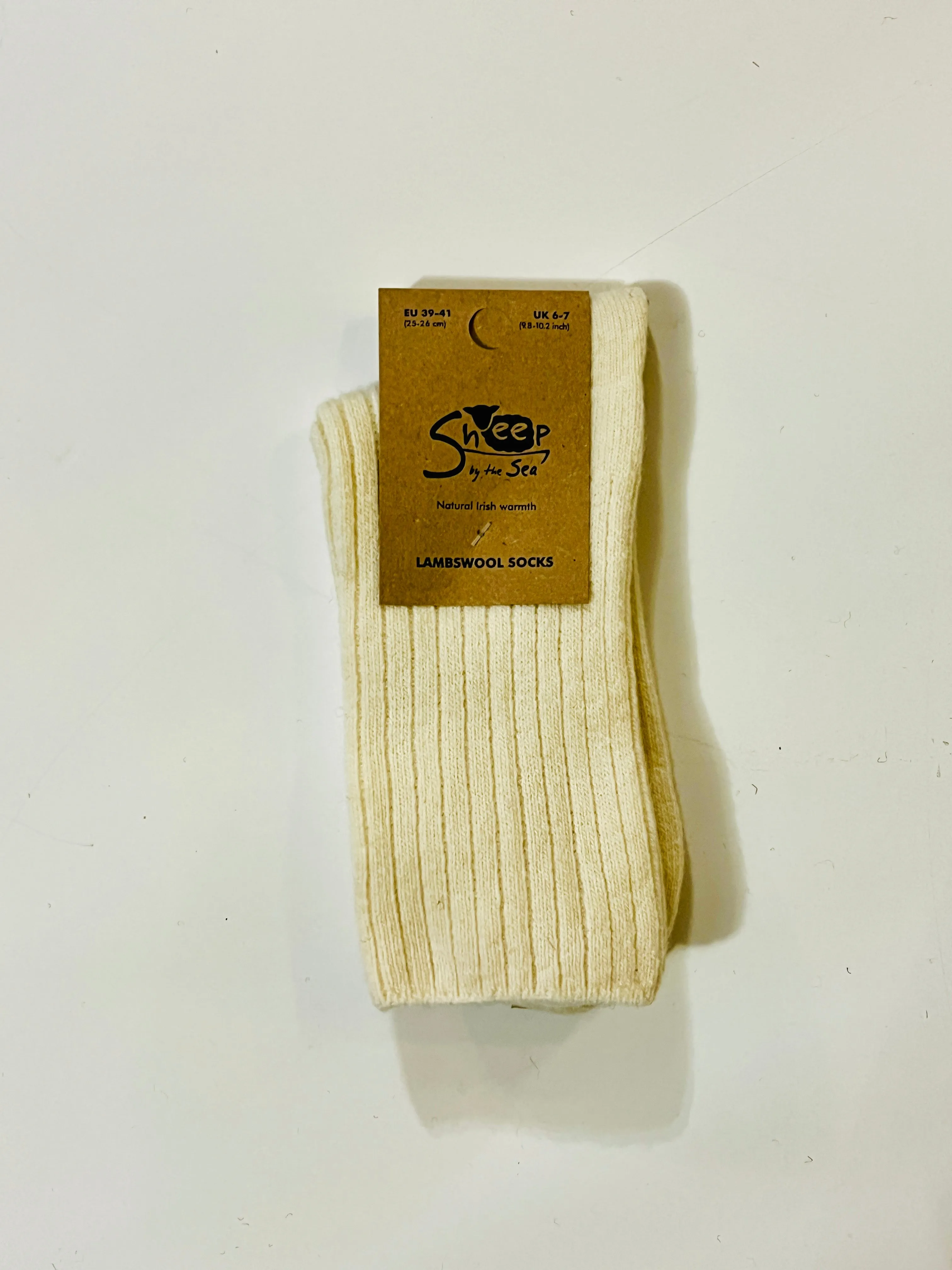 Lambswool Socks - Natural