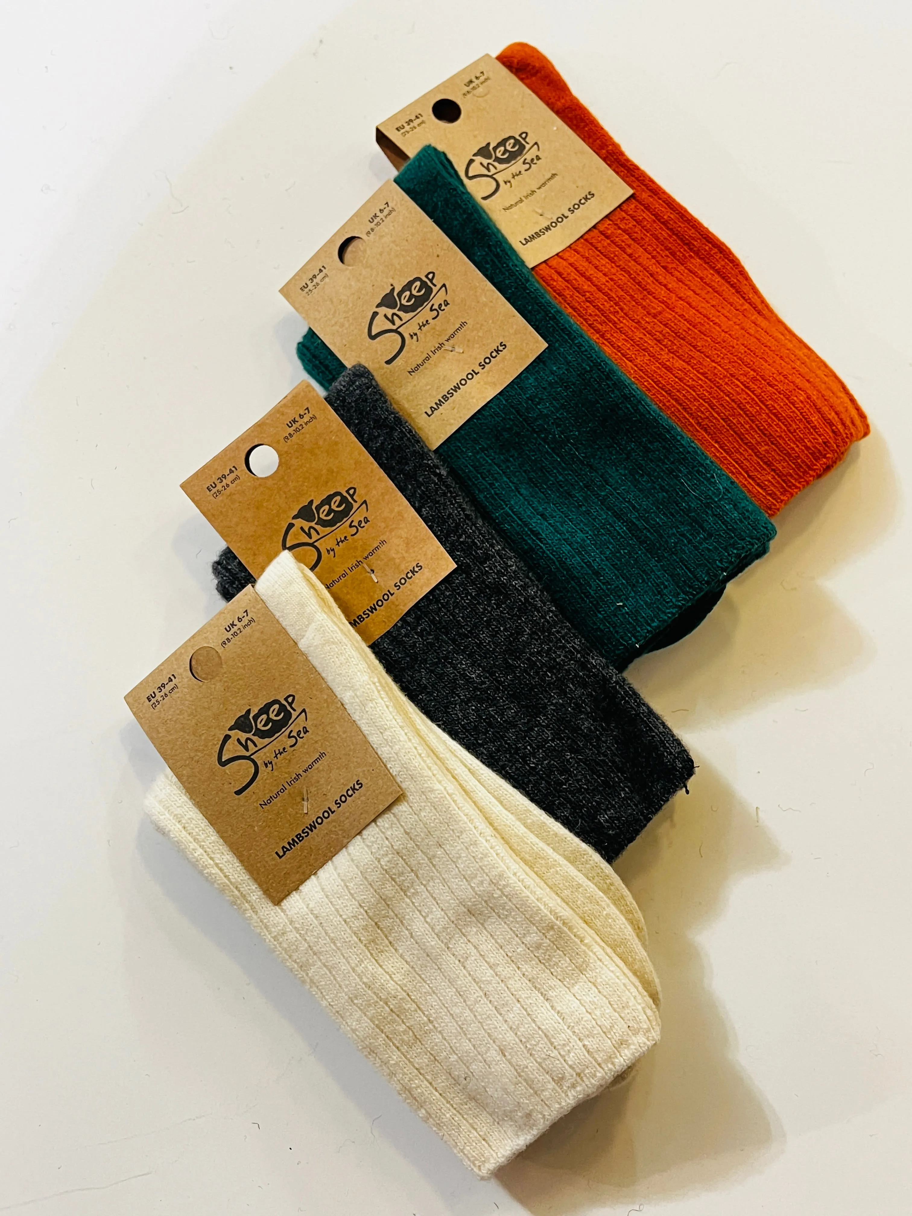 Lambswool Socks - Natural