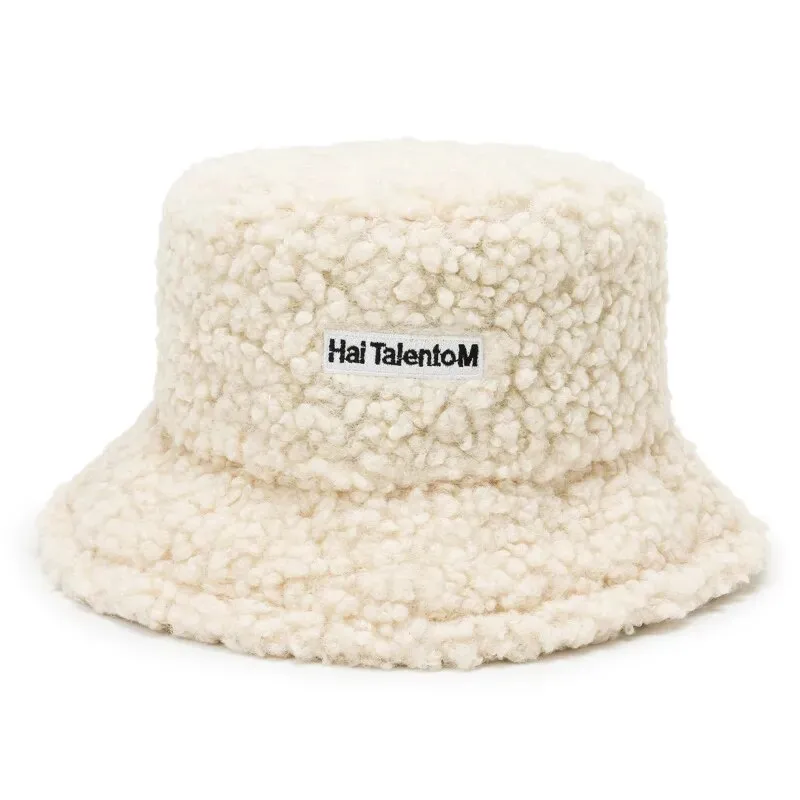 Lambswool Winter Bucket Hats for Adults