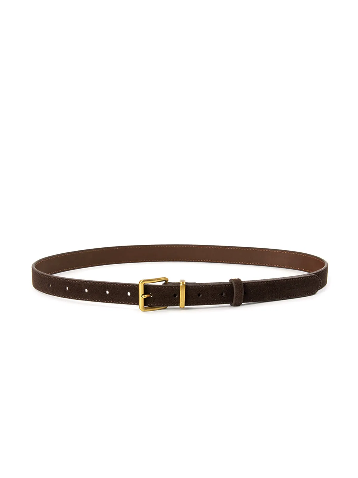 Minimalist Buckle Slim Belt