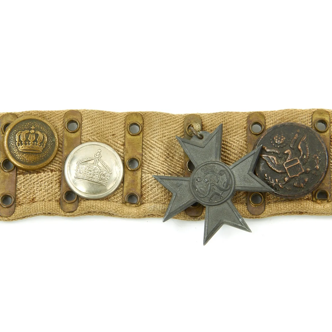 Original British WWI Vickers Ammunition Hate Belt