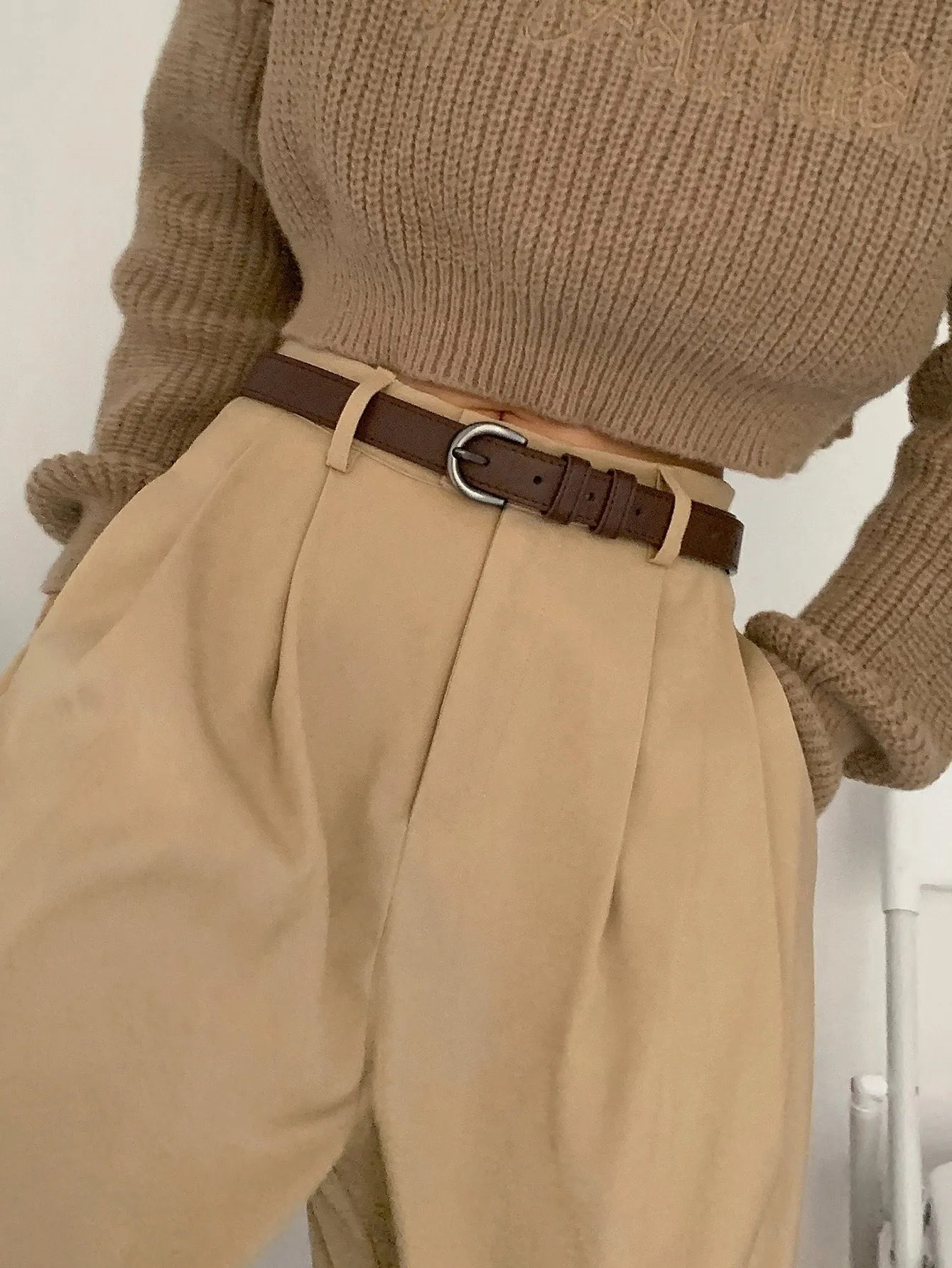 Parien Minimalist Solid Belt