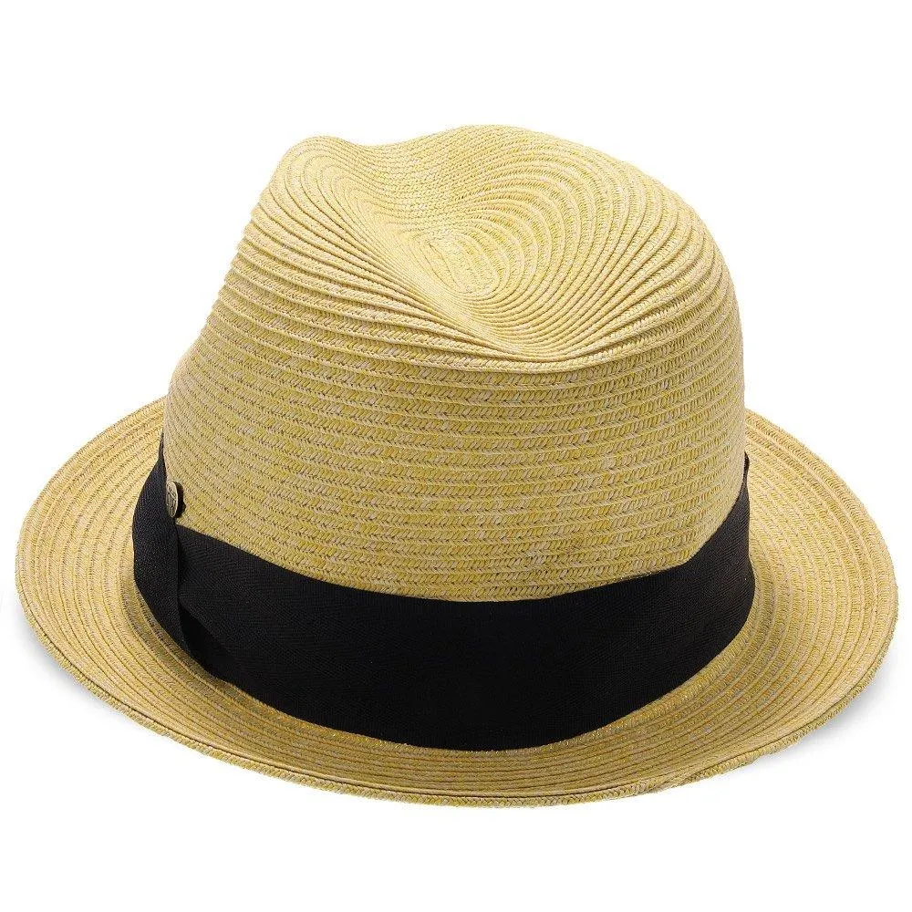 Peninsula - Walrus Hats Paper Braid Straw Fedora Hat w/ Band