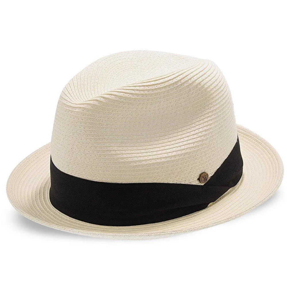 Peninsula - Walrus Hats Paper Braid Straw Fedora Hat w/ Band