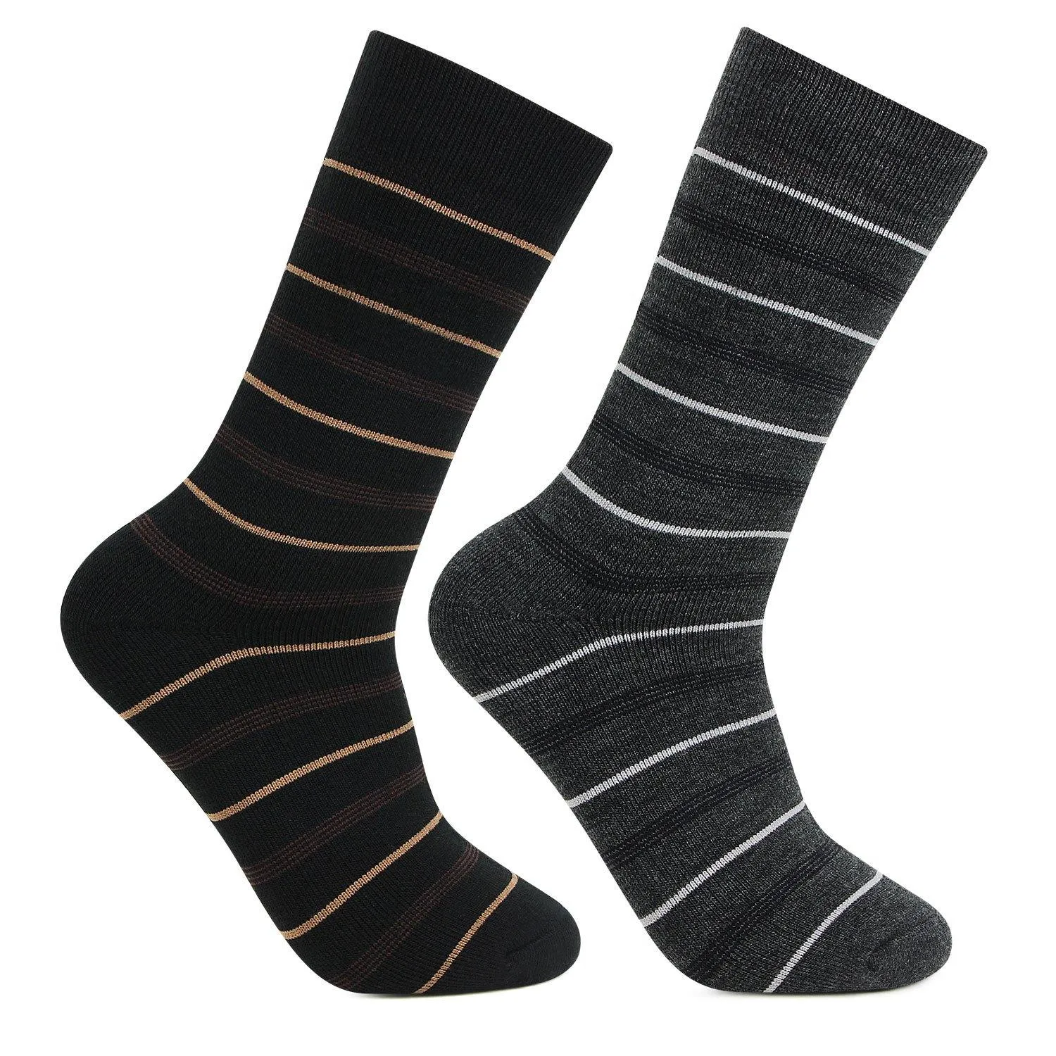 Premium Cushioned Crew Length Woolen  Socks For Men - Pack Of 2