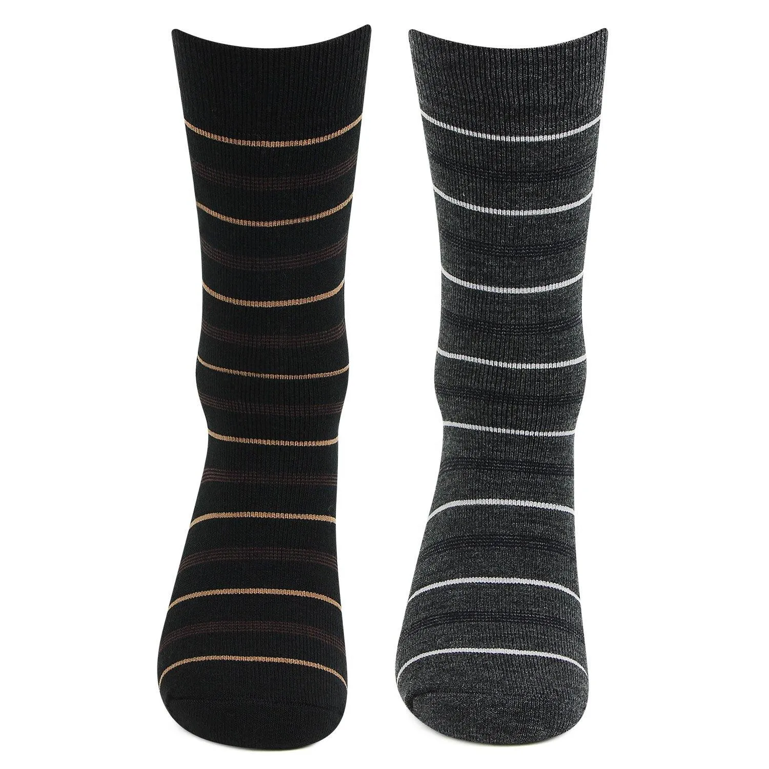 Premium Cushioned Crew Length Woolen  Socks For Men - Pack Of 2