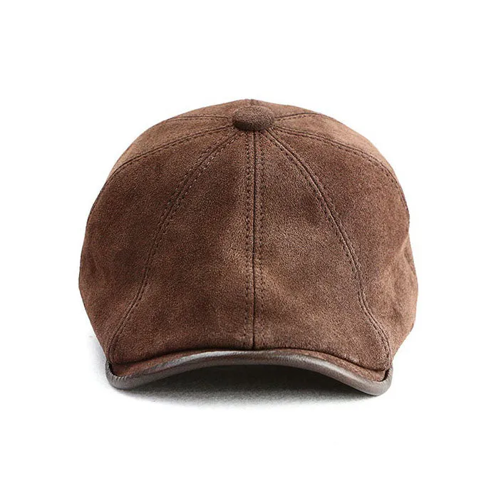 Retro Casual Leather Suede All-match Hats