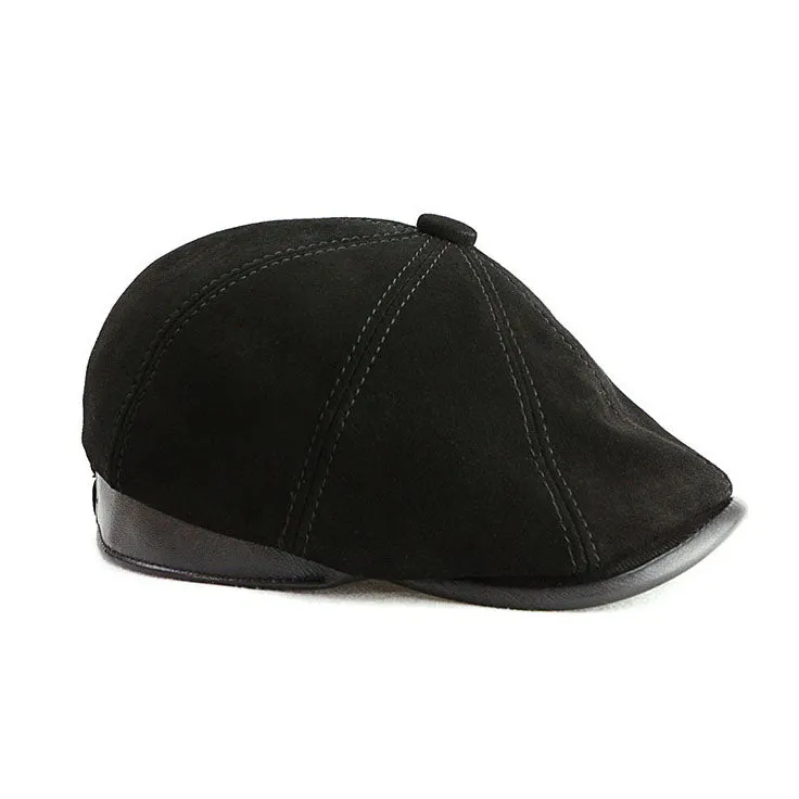 Retro Casual Leather Suede All-match Hats