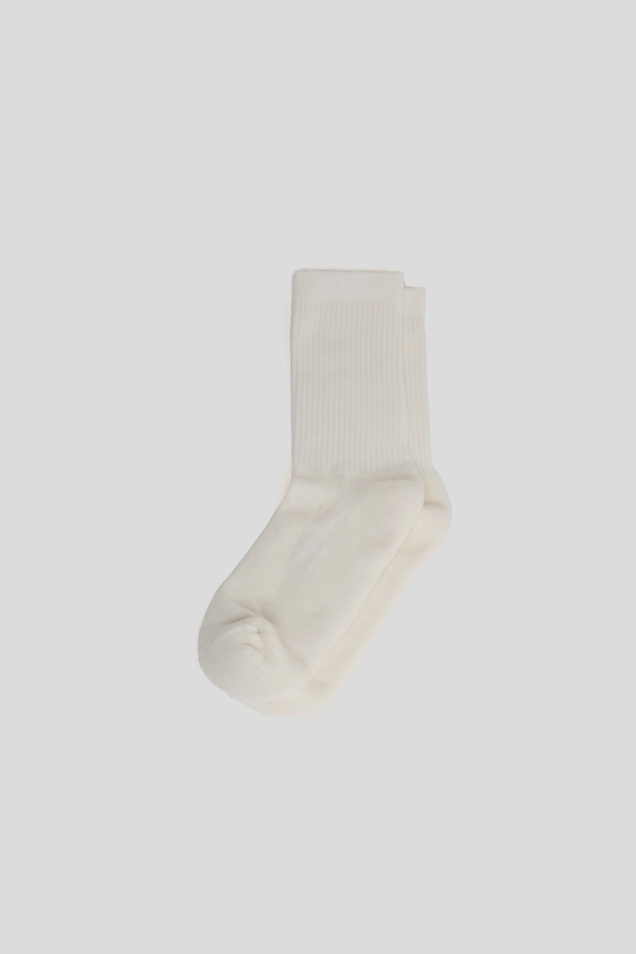 Supermerino Crew Socks - White