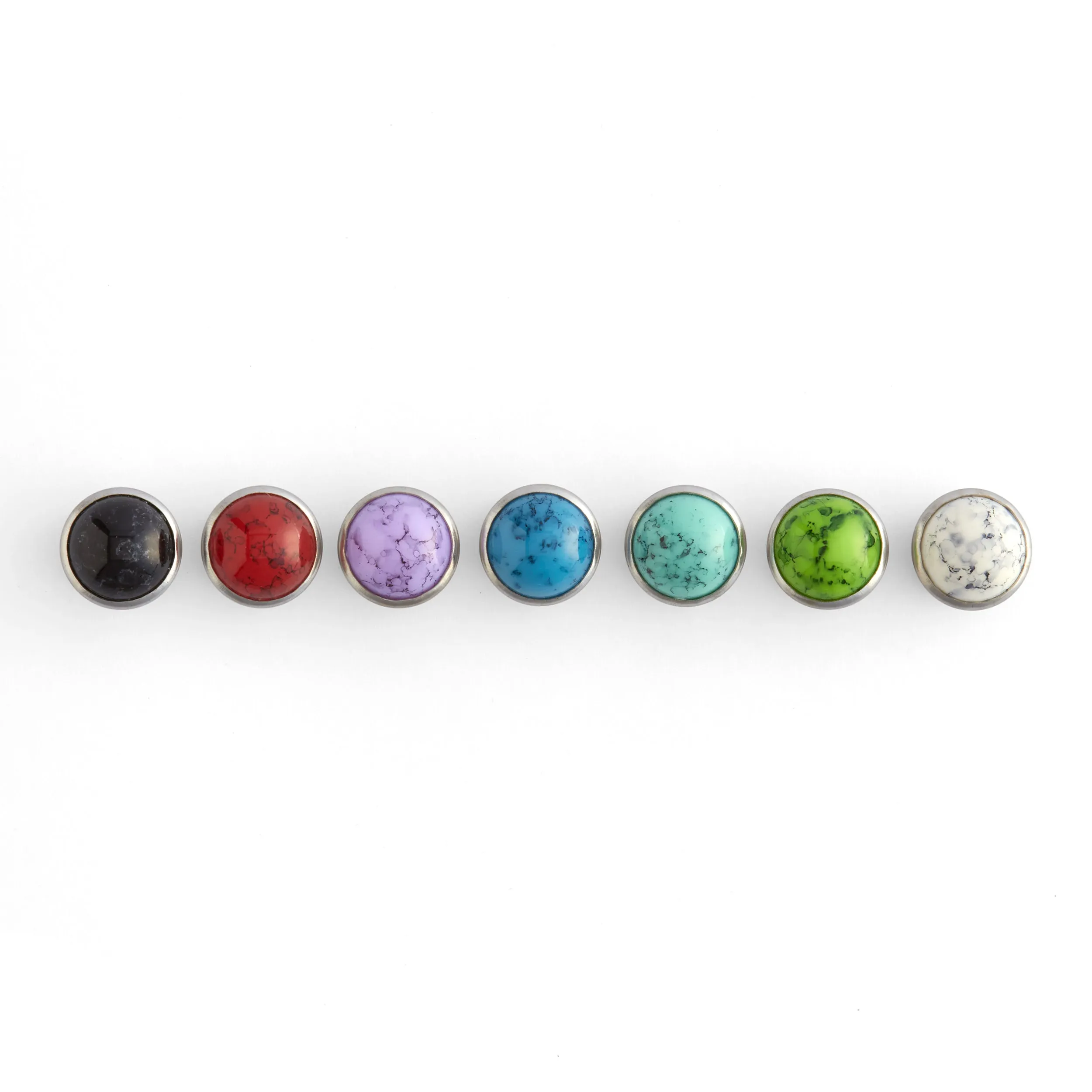 Synthetic Stone Dome Rivets 10 Pack