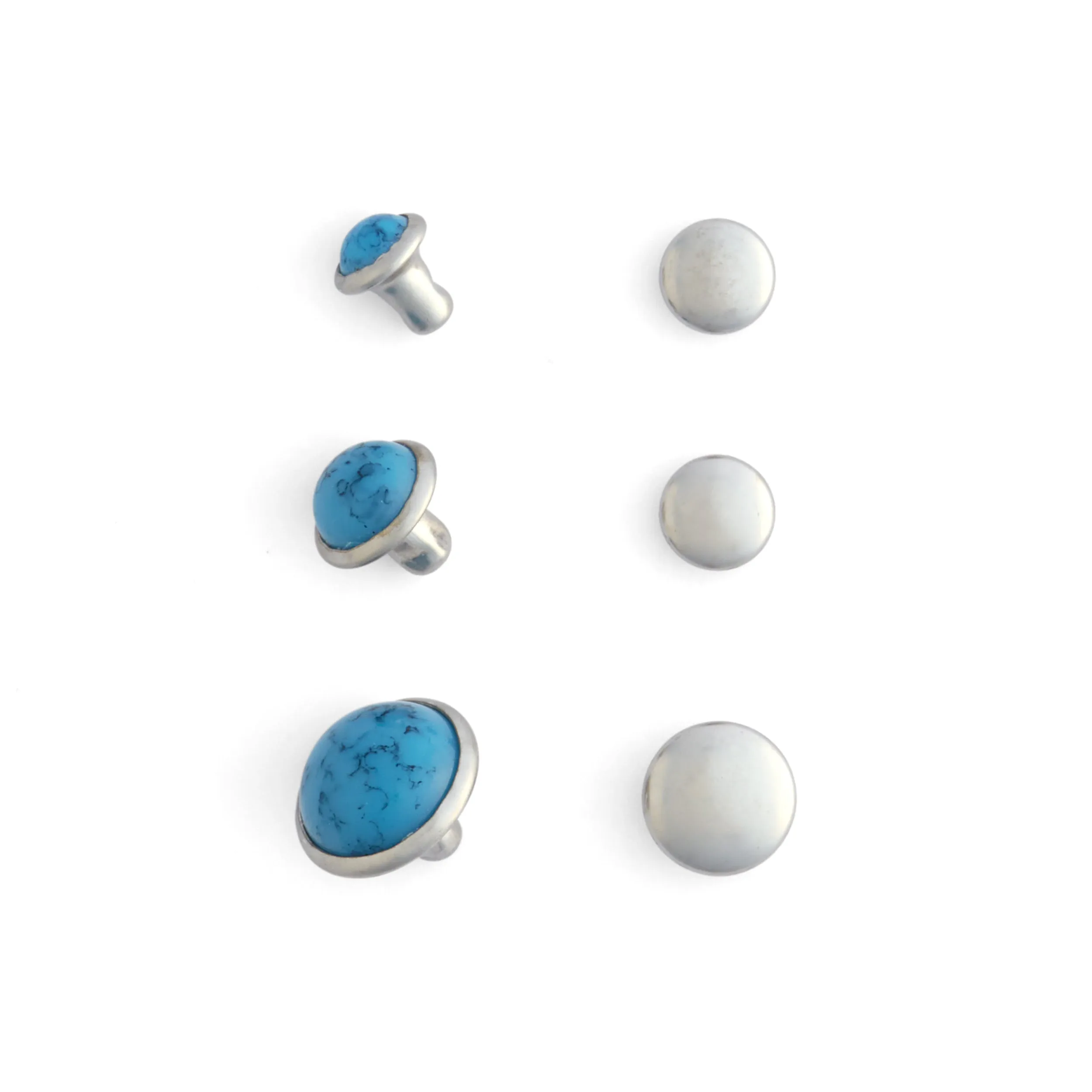 Synthetic Stone Dome Rivets 10 Pack